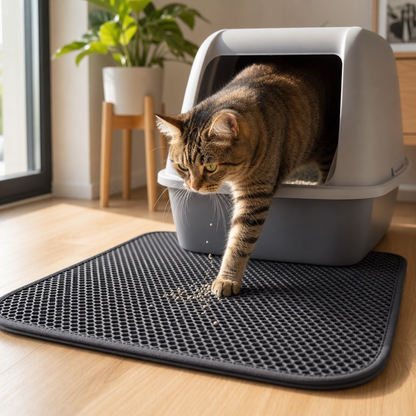 Tapis Litière Chat 2 Couches